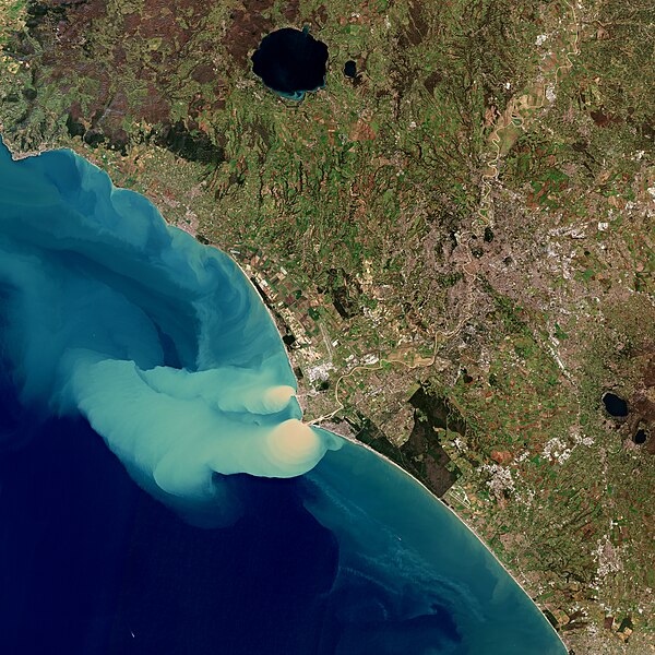 File:Sediment plume at sea.jpg