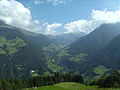 Waltental mit St. Leonhard in Passeier unten im Tal