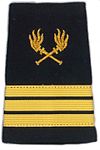 Fourreau d'épaule de capitaine du service des essences des armées.