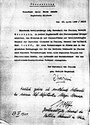 Graziani's delegation of surrender (In German).