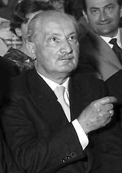 Martin Heidegger (10. května 1960)