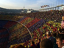 spectateurs dans un stade