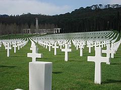 Cimetière américain.