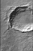 CTX image from Icaria Planum that shows location of next image.