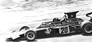 Fittipaldi at the wheel of the Lotus 72D at the 1972 Austrian Grand Prix