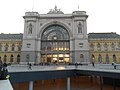 Since it faces due east, at the Vernal equinox, the sun rises and lights the train shed