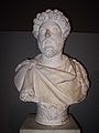 Bust of Marcus Aurelius in the British Museum (London)