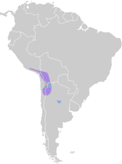 alt=Mapa de distribución      No reproductivo     Todo el año     Cría