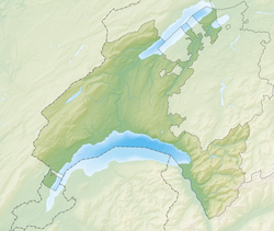 Montreux trên bản đồ Bang Vaud