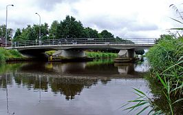 De Rhederbrug over het B.L. Tijdenskanaal bij de gelijknamige plaats Rhederbrug