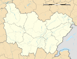 Le Pin is located in Bourgogne-Franche-Comté