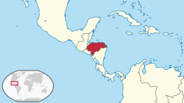 Map of Honduras