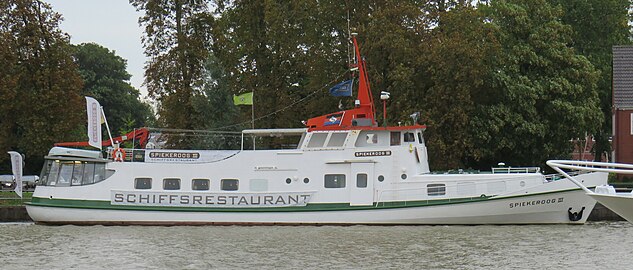 Spiekeroog III als Schiffsrestaurant in Leer (Ostfriesland)