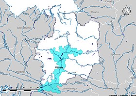 Territoire à risques importants d'inondation (TRI) Vilaine de Rennes à Redon.