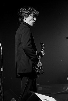 Lachman performing with Blondie at the International Centre, Toronto, 1976