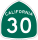 State Route 30 marker