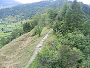 The former border between Romania and Hungary in Ghimeș-Făget