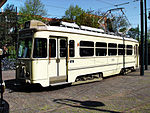 Motorwagen 215 (serie 201-216) teruggebracht in de oorspronkelijke uitvoering van 1948.