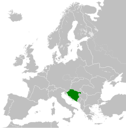 Stato Indipendente di Croazia - Localizzazione