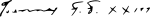 Signature de Jean XXIII