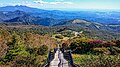 遊歩道最上段からの光景