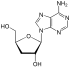 Estructura química de la Cordicepina