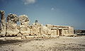 The southern wall of Ħaġar Qim