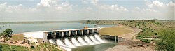 View of Jobat dam