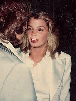 Kristine DeBell op de première van A Star Is Born in 1976.