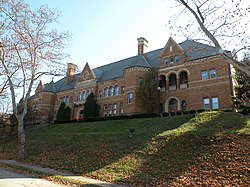 The Carnegie Library of Homestead, built from 1896 to 1898, located in Munhall