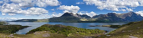 Panorma of Loch Torridon