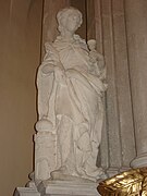 Barbara-Statue, einst Pery-Altar, jetzt Hochaltar