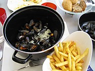 Moules frites dari Belgia