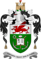 Full coat of arms of Swansea University (PNG version)