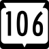 State Trunk Highway 106 marker