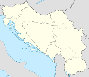 1960–61 Yugoslav Second League is located in Yugoslavia