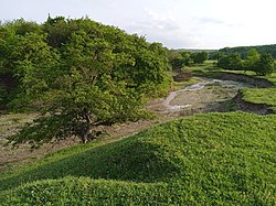 Река в г. Курчалой