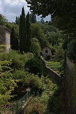 Jardin dans la vieille ville.