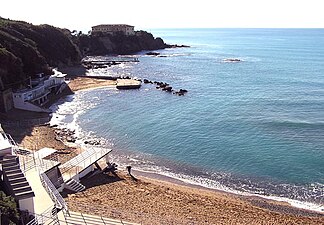 Winter view of the Quercetano Bay