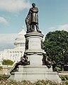 James A. Garfield Monument, United States Capitol, sculpted by John Quincy Adams Ward