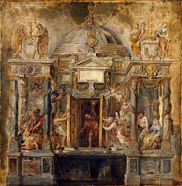 De Tempel van Janus door Rubens