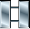 two silver vertical bars