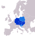 Central Europe according to Swansea University professors Robert Bideleux and Ian Jeffries (1998)[62]