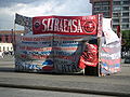 Image 15Camp put up by striking Pepsi-Cola workers, in Guatemala City, Guatemala, 2008.