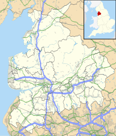 Worsthorne is located in Lancashire