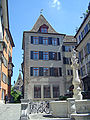 Brunnenturm (fountain tower) near Niederdorf