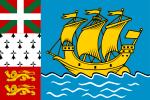 Vlag van Collectivité Territoriale Saint-Pierre et Miquelon