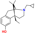 Chemical structure of gemazocine.