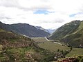 Vista desde un miradoiro na beira da estrada para o Val Sagrado.