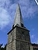 Twisted spire of St Mary's Church, Cleobury Mortimer